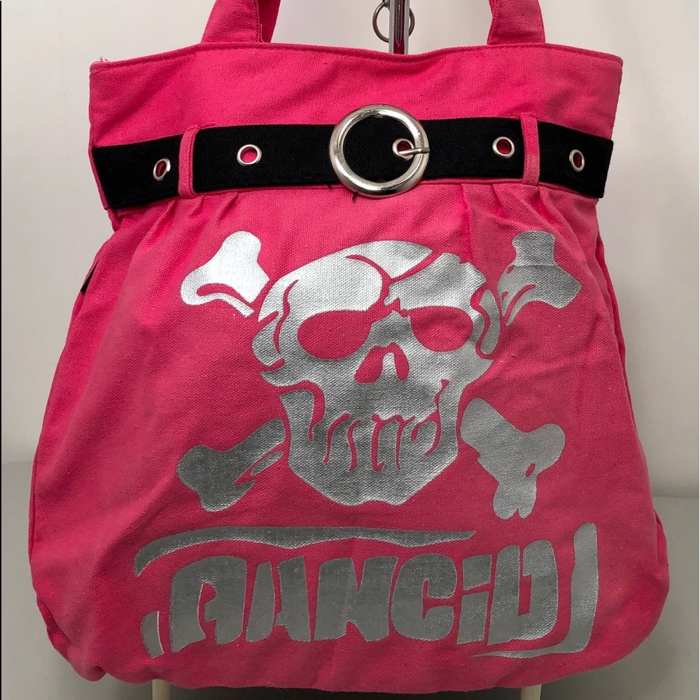 Youth bag in strong pink color